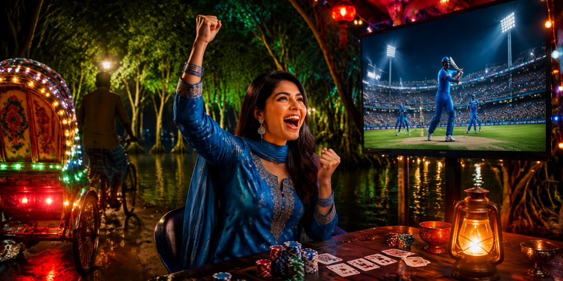 ঢাকায় ক্রিকেট বেটিং উপভোগ করছেন একজন বাংলাদেশি বেটার